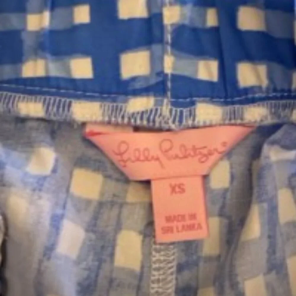 Lilly Pulitzer Ocean View Feelin Beachy Shorts XSmall - Picture 2 of 4